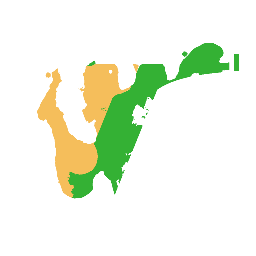 Biome Rust Map: Procedural Map, Size: 2000, Seed: 505190621