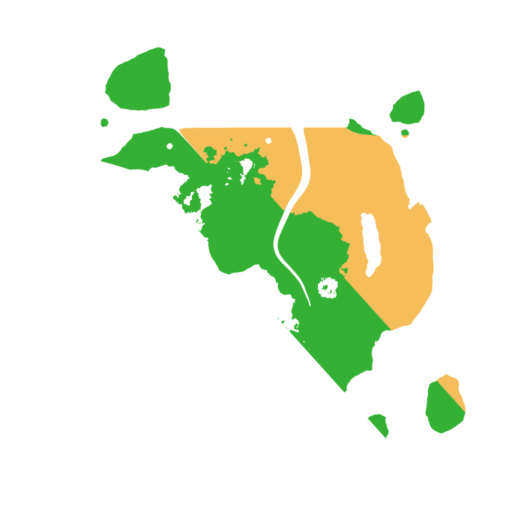 Biome Rust Map: Procedural Map, Size: 2500, Seed: 947389352