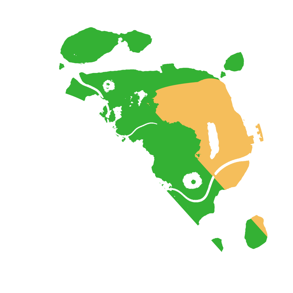 Biome Rust Map: Procedural Map, Size: 2500, Seed: 947389352