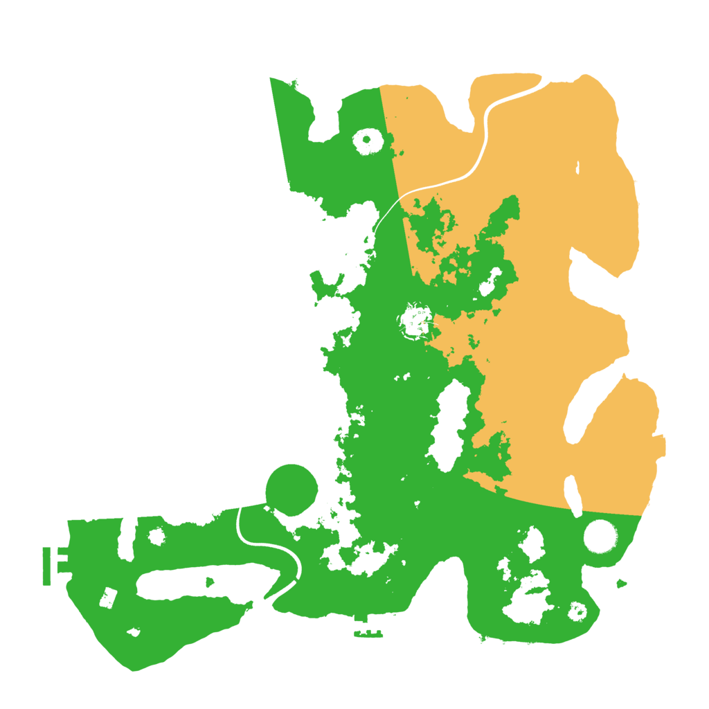 Biome Rust Map: Procedural Map, Size: 3750, Seed: 1176748278