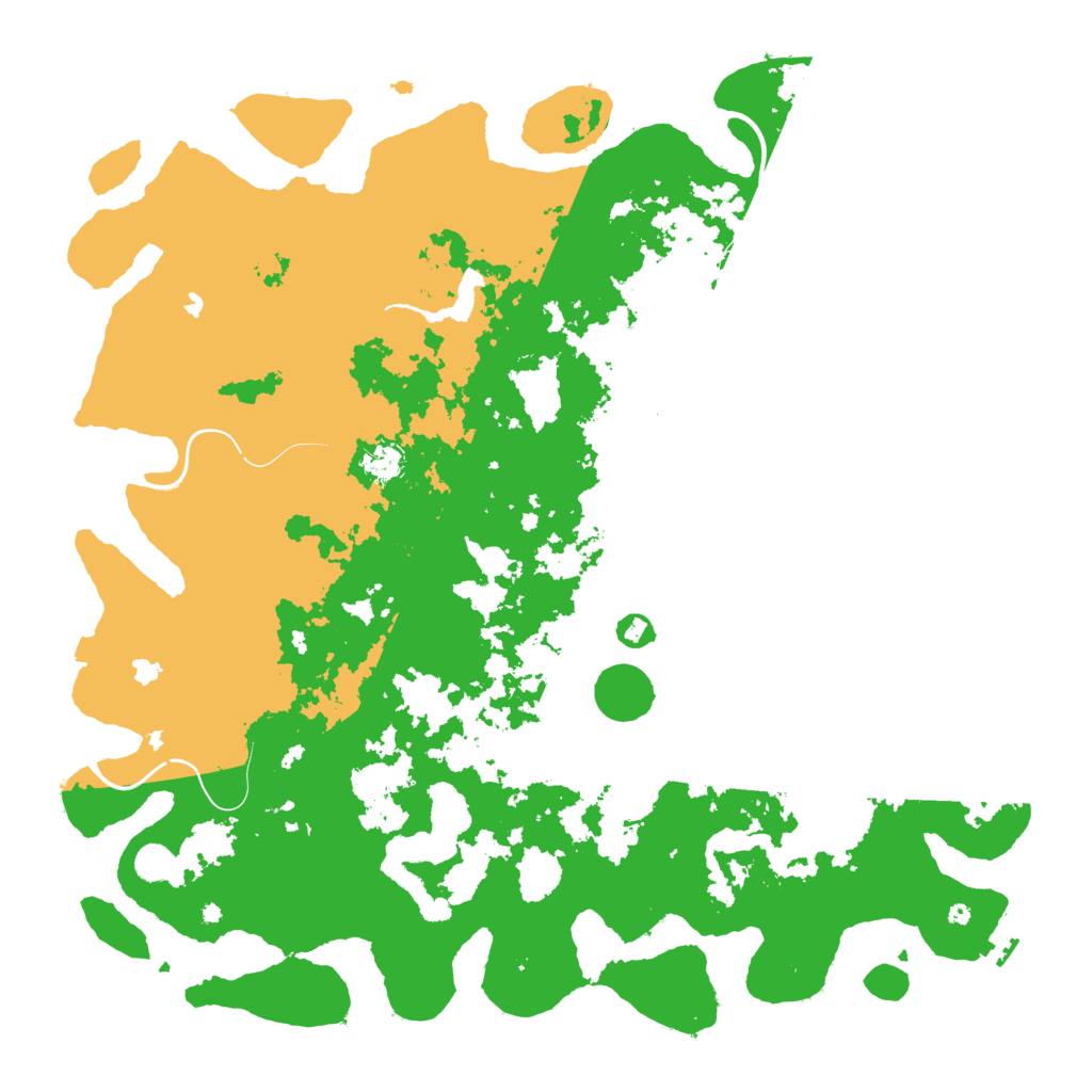 Biome Rust Map: Procedural Map, Size: 5000, Seed: 27071