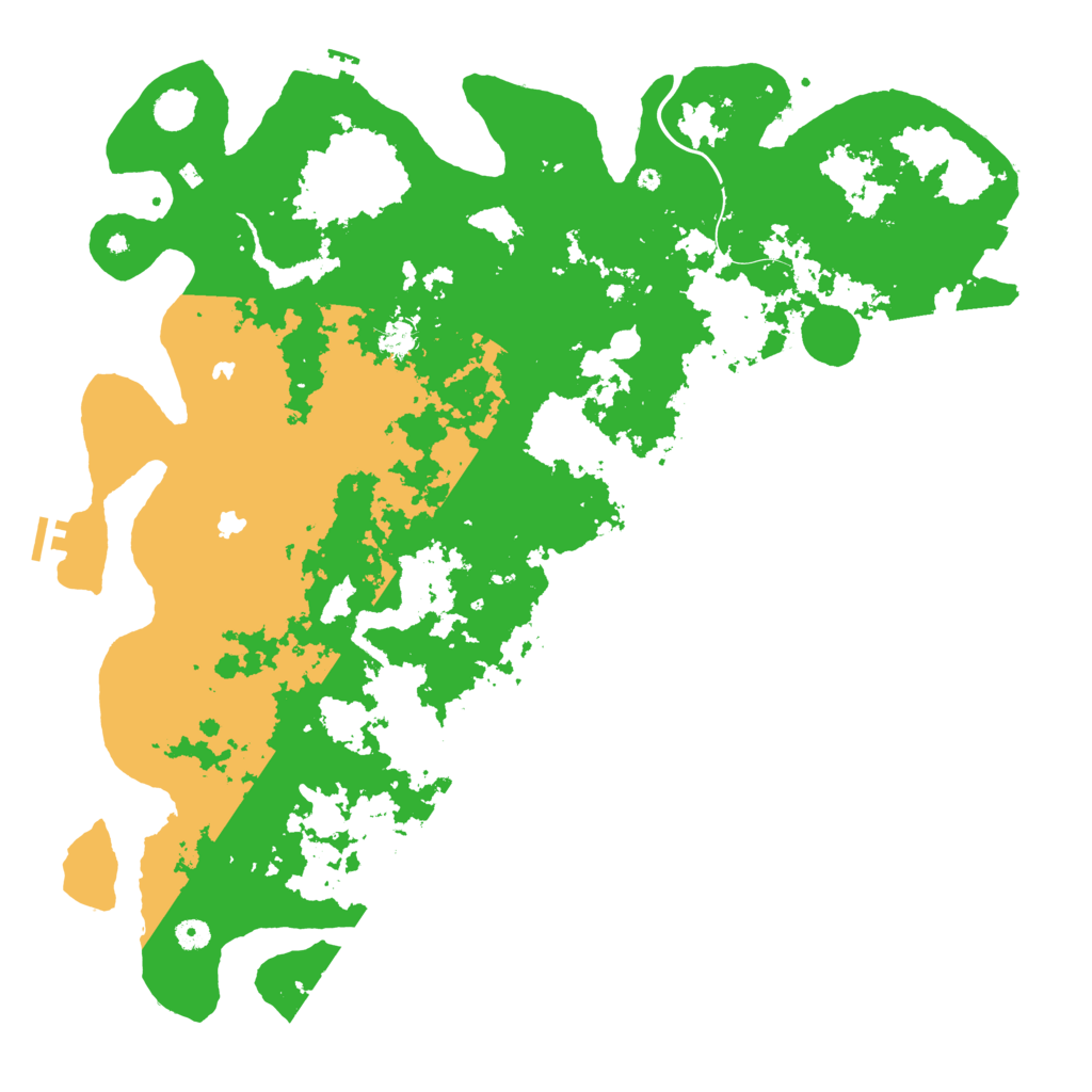 Biome Rust Map: Procedural Map, Size: 5000, Seed: 2412