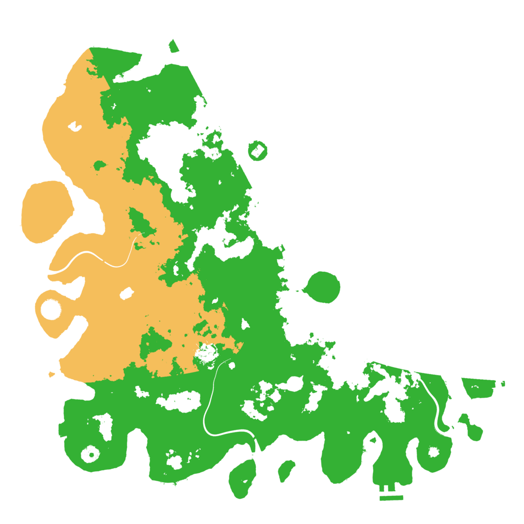 Biome Rust Map: Procedural Map, Size: 4500, Seed: 1650757053