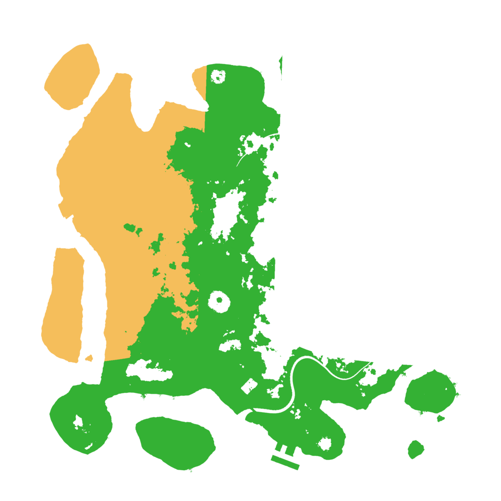 Biome Rust Map: Procedural Map, Size: 3500, Seed: 1146680511