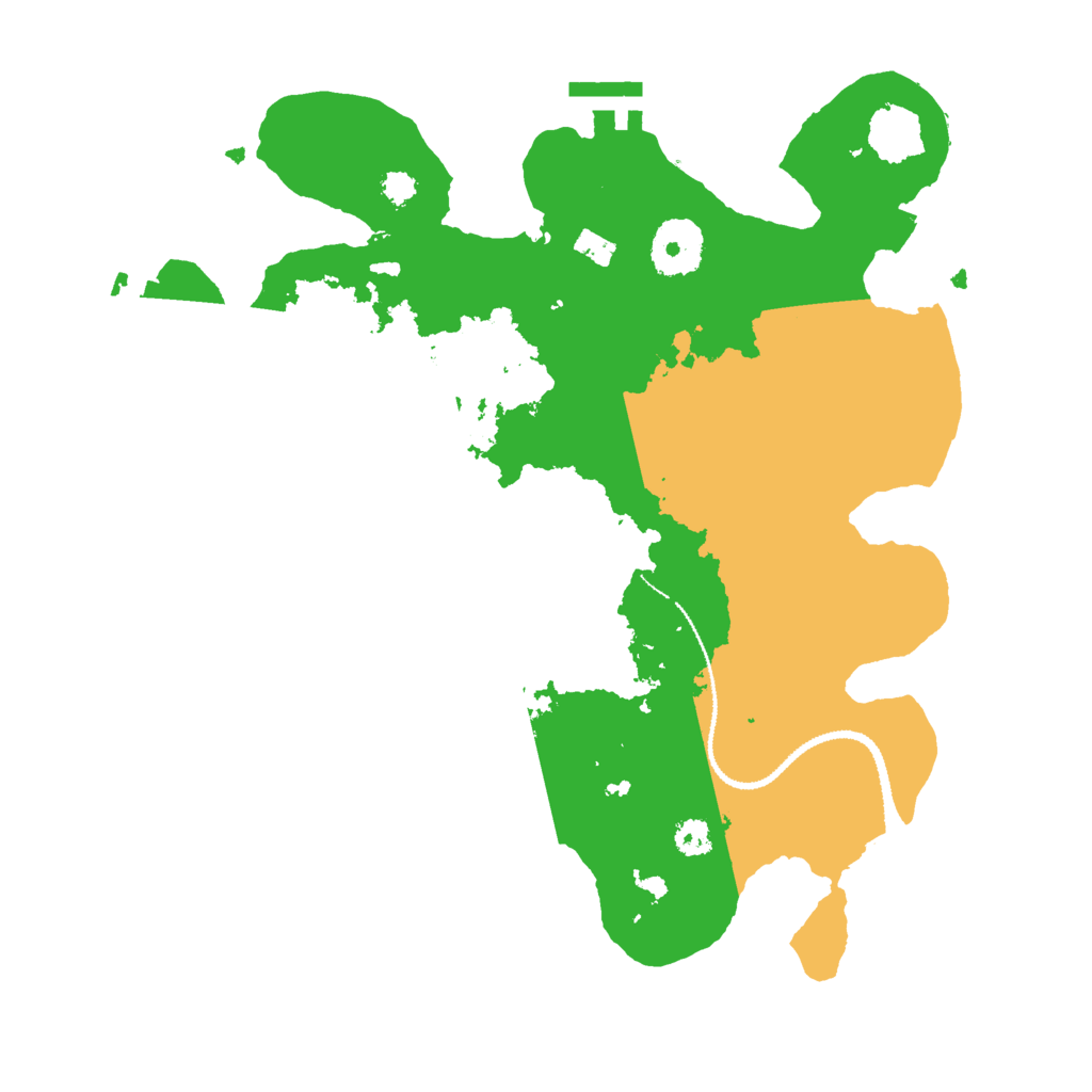 Biome Rust Map: Procedural Map, Size: 3000, Seed: 56347478