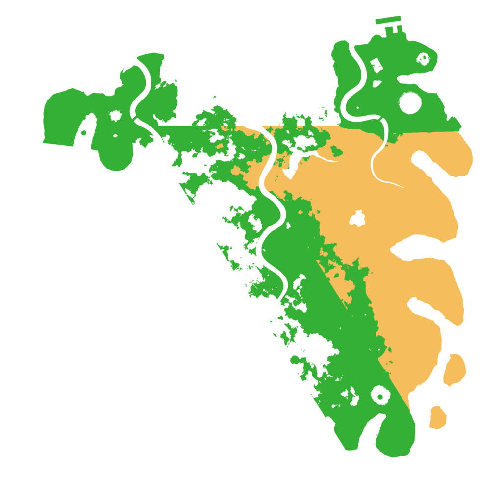 Biome Rust Map: Procedural Map, Size: 4000, Seed: 493257