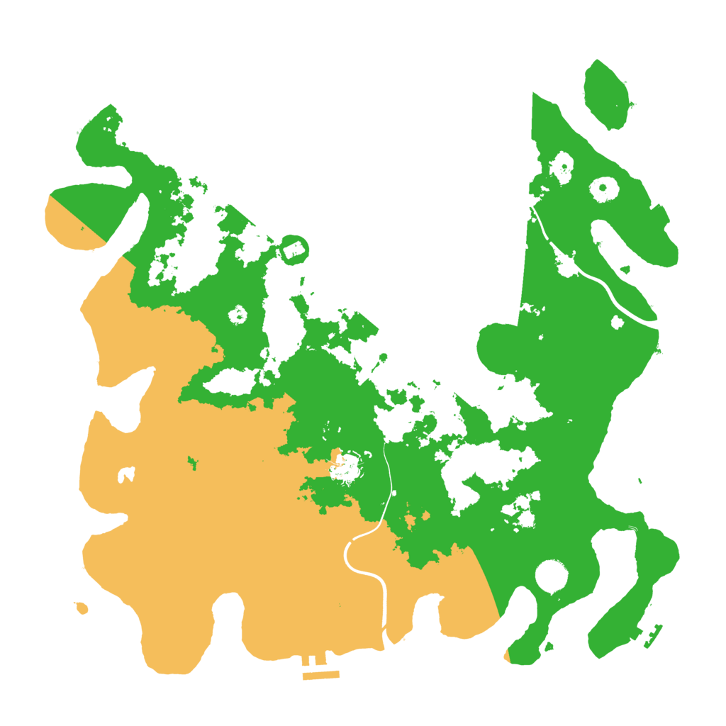 Biome Rust Map: Procedural Map, Size: 4000, Seed: 2029690626