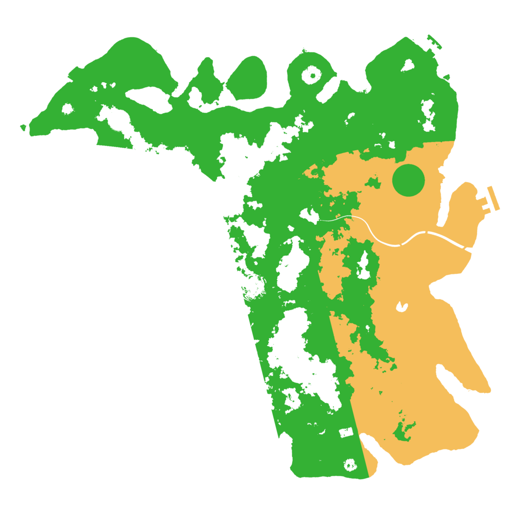 Biome Rust Map: Procedural Map, Size: 4250, Seed: 2000000000