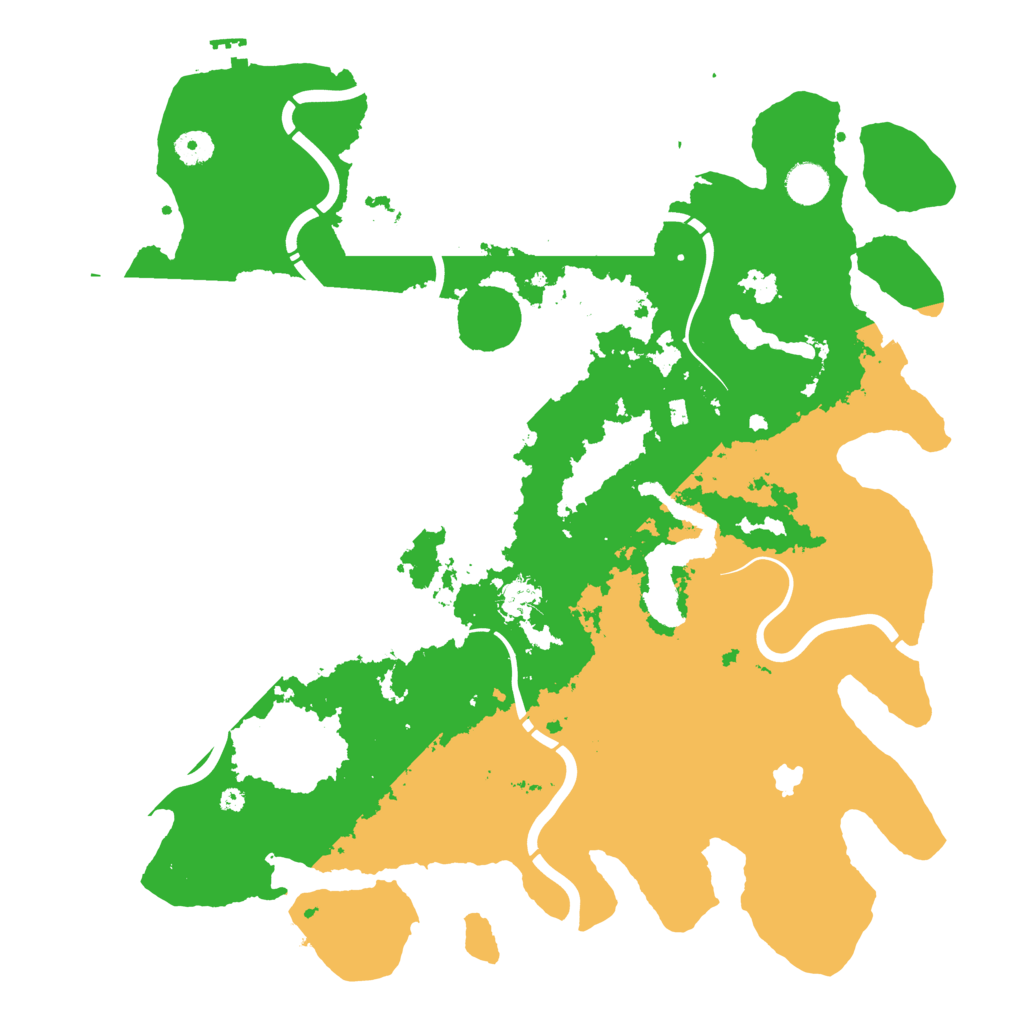 Biome Rust Map: Procedural Map, Size: 4250, Seed: 123456786
