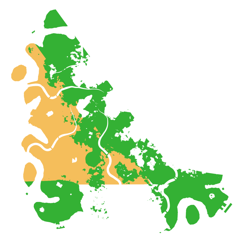 Biome Rust Map: Procedural Map, Size: 4500, Seed: 733