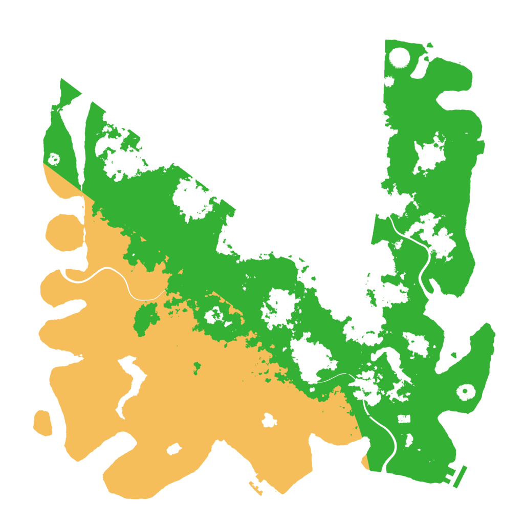 Biome Rust Map: Procedural Map, Size: 4500, Seed: 17340