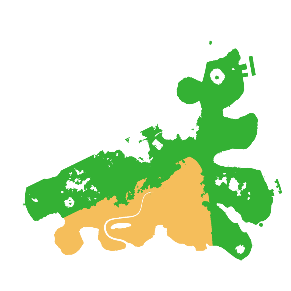 Biome Rust Map: Procedural Map, Size: 3000, Seed: 99354