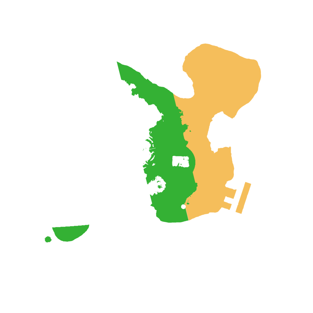 Biome Rust Map: Procedural Map, Size: 2000, Seed: 848479926