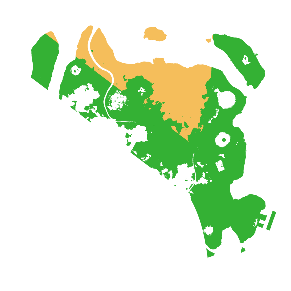 Biome Rust Map: Procedural Map, Size: 3000, Seed: 31755