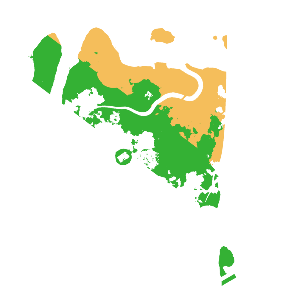 Biome Rust Map: Procedural Map, Size: 3000, Seed: 31755
