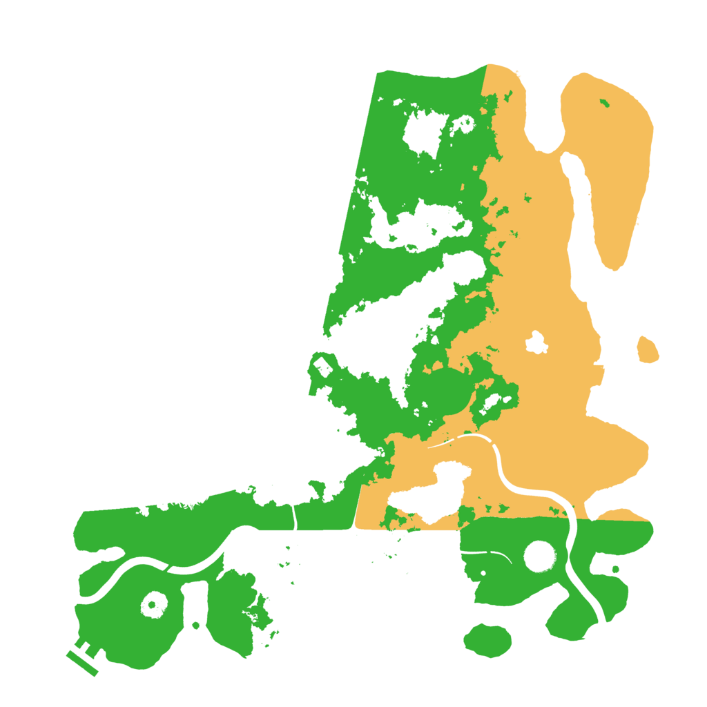 Biome Rust Map: Procedural Map, Size: 4000, Seed: 3903572