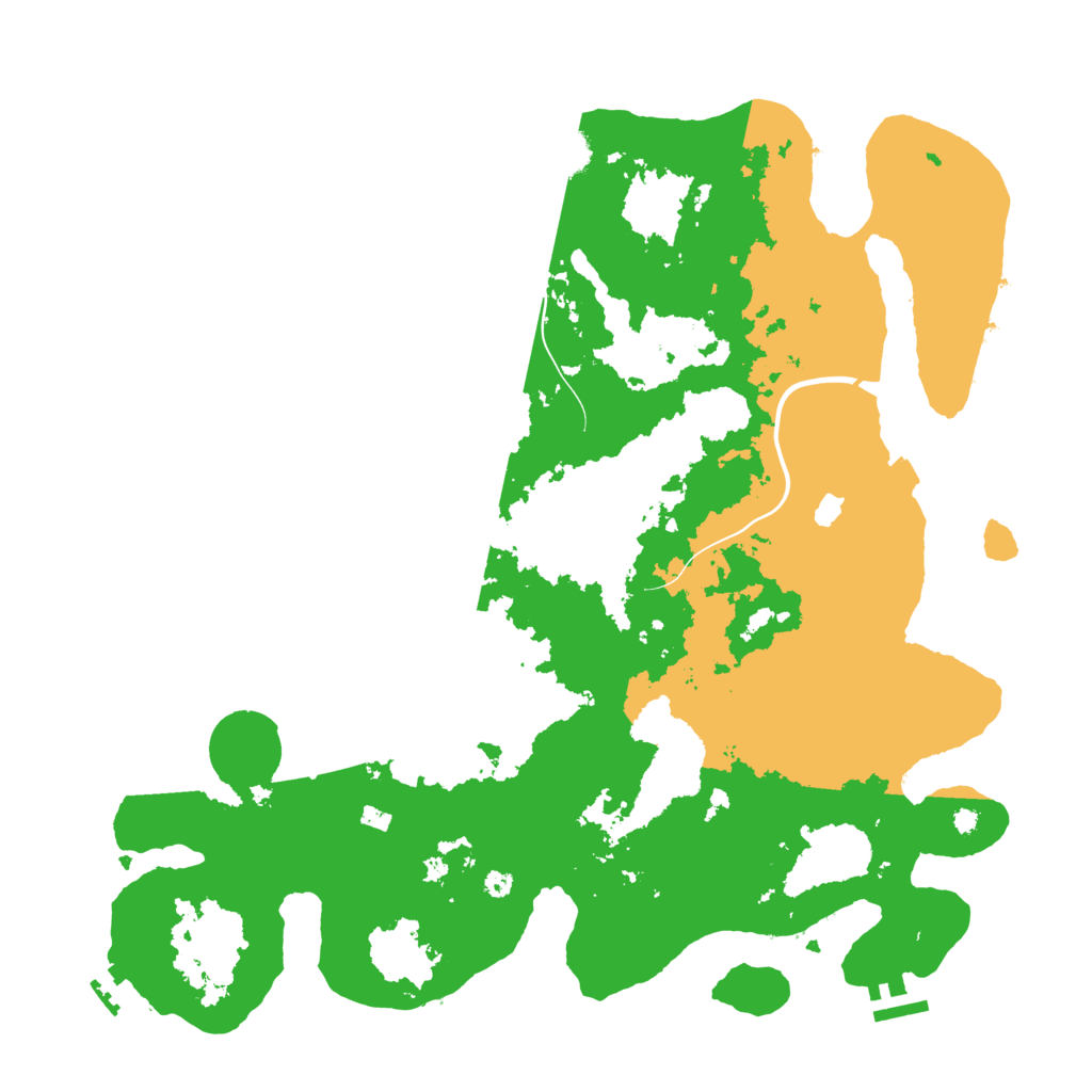 Biome Rust Map: Procedural Map, Size: 4000, Seed: 3903572