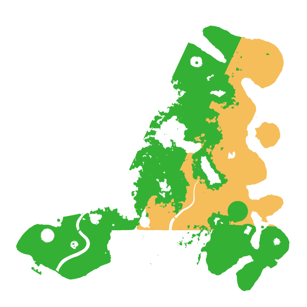 Biome Rust Map: Procedural Map, Size: 4000, Seed: 687382353