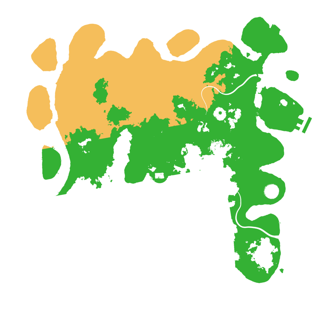 Biome Rust Map: Procedural Map, Size: 3850, Seed: 88284814