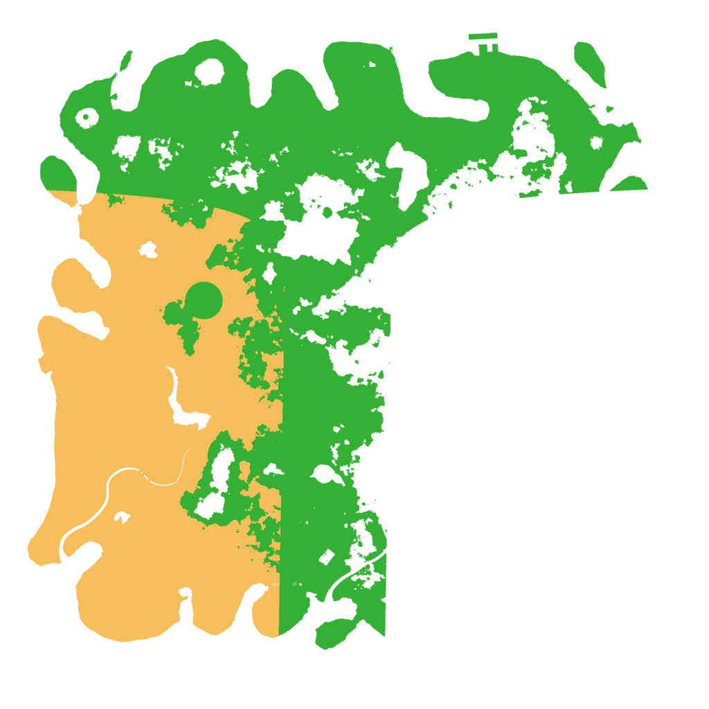 Biome Rust Map: Procedural Map, Size: 5000, Seed: 1992606749