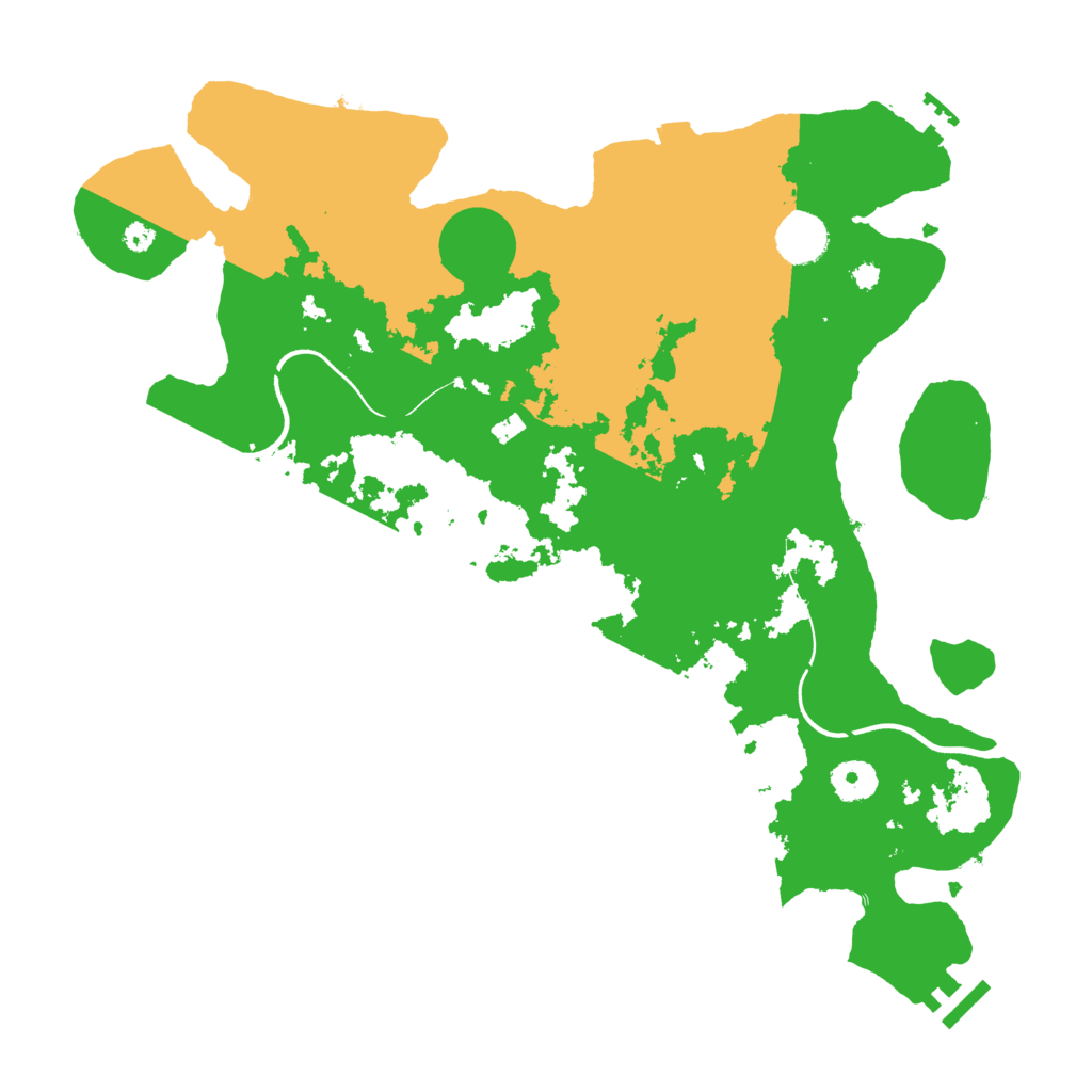 Biome Rust Map: Procedural Map, Size: 3750, Seed: 784703418