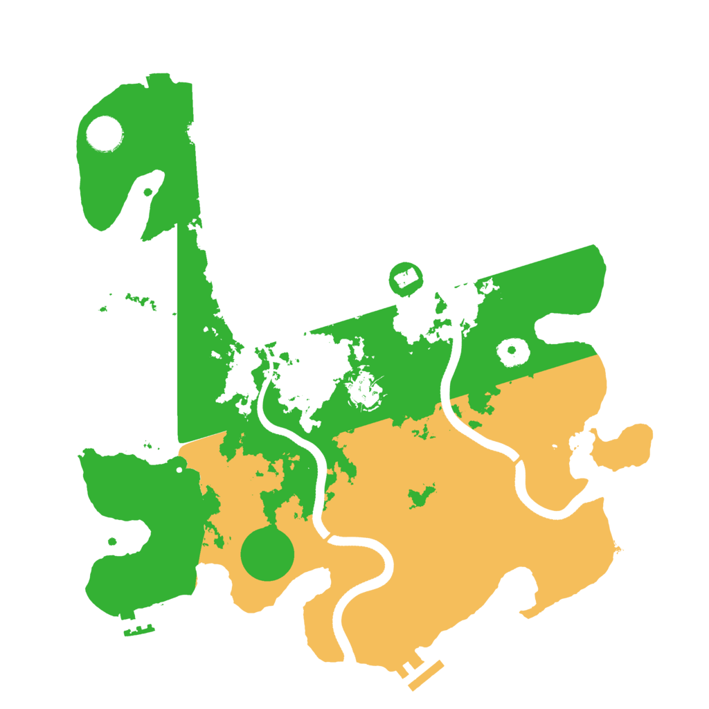 Biome Rust Map: Procedural Map, Size: 3500, Seed: 116284930