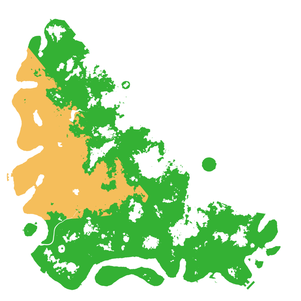 Biome Rust Map: Procedural Map, Size: 6000, Seed: 27349