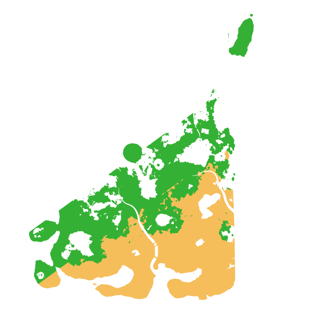 Biome Rust Map: Procedural Map, Size: 4500, Seed: 1119079396