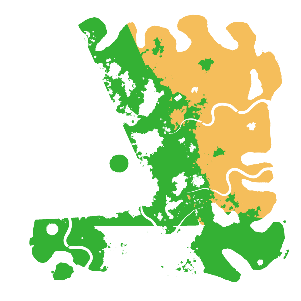 Biome Rust Map: Procedural Map, Size: 4500, Seed: 524