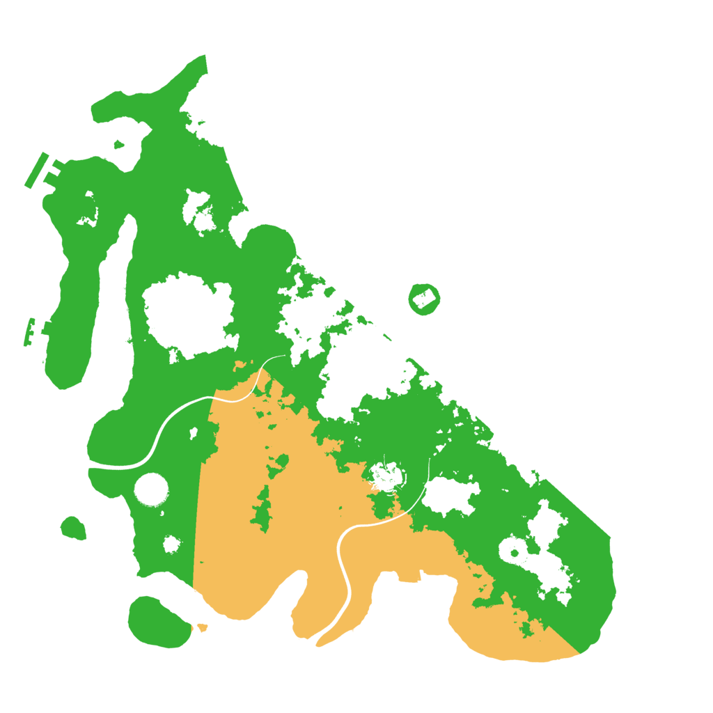 Biome Rust Map: Procedural Map, Size: 3750, Seed: 447988177