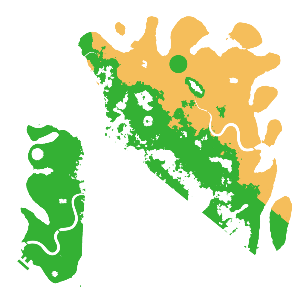 Biome Rust Map: Procedural Map, Size: 4500, Seed: 2138572271