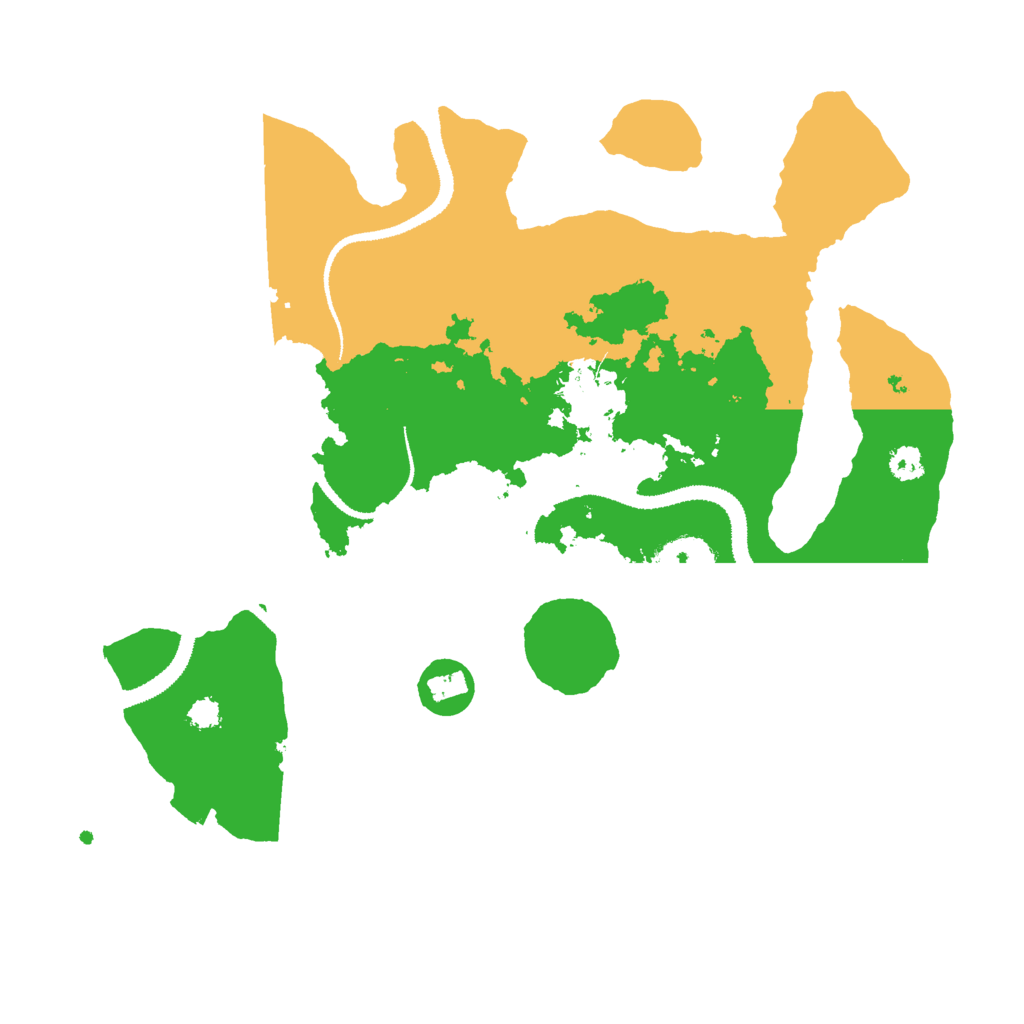 Biome Rust Map: Procedural Map, Size: 3000, Seed: 6234758