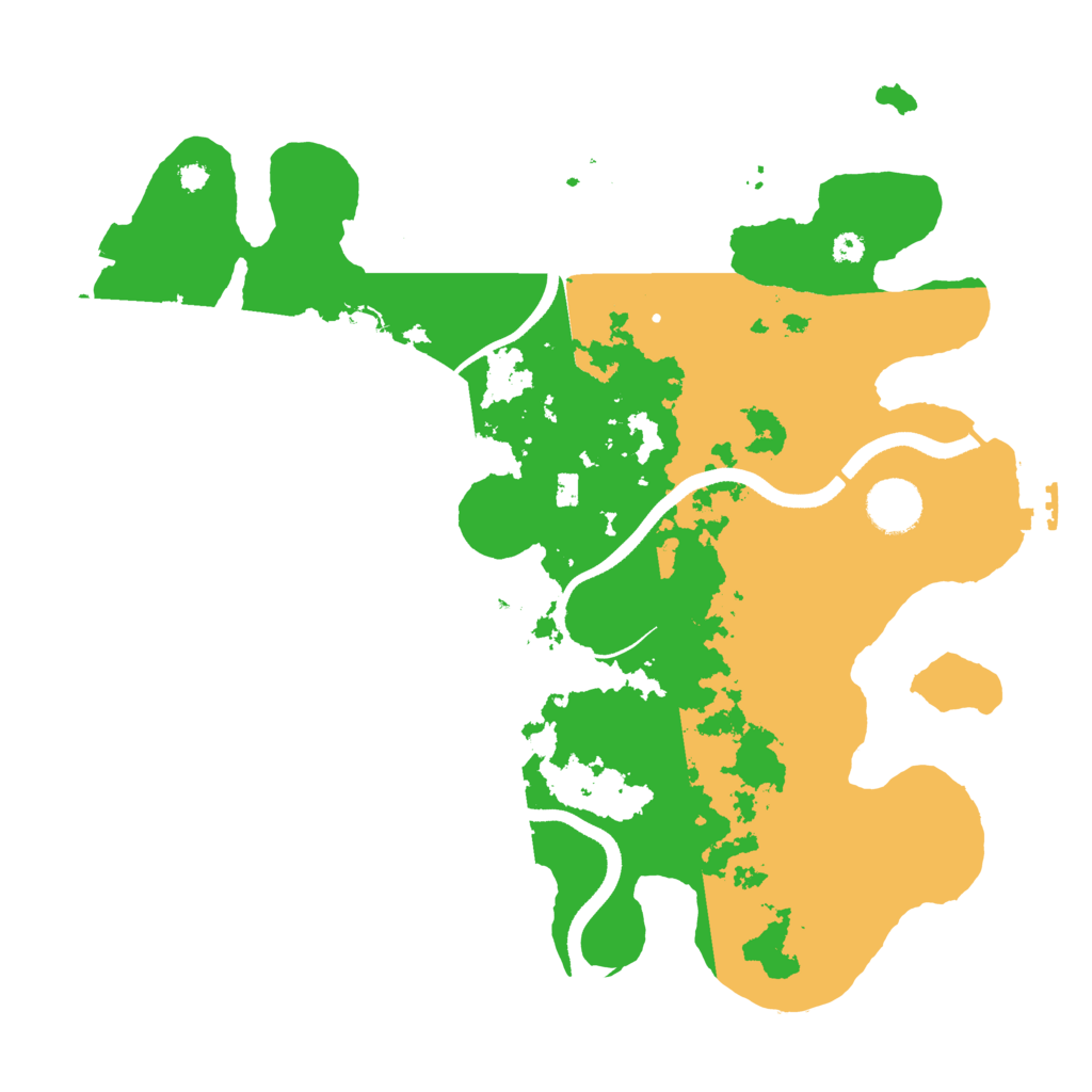 Biome Rust Map: Procedural Map, Size: 3500, Seed: 2062673657