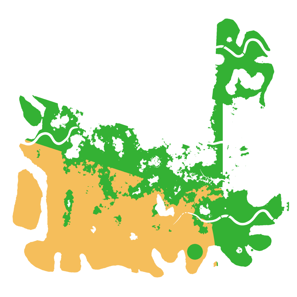 Biome Rust Map: Procedural Map, Size: 5000, Seed: 1154865052