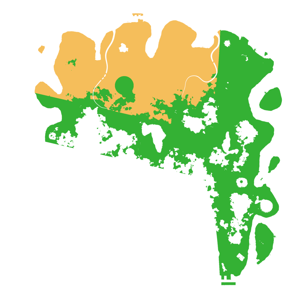 Biome Rust Map: Procedural Map, Size: 4250, Seed: 6132