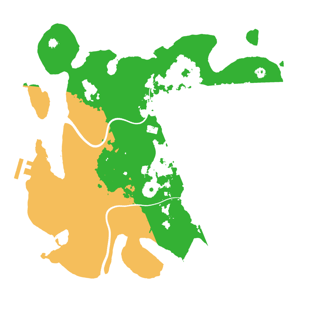 Biome Rust Map: Procedural Map, Size: 3000, Seed: 912289162