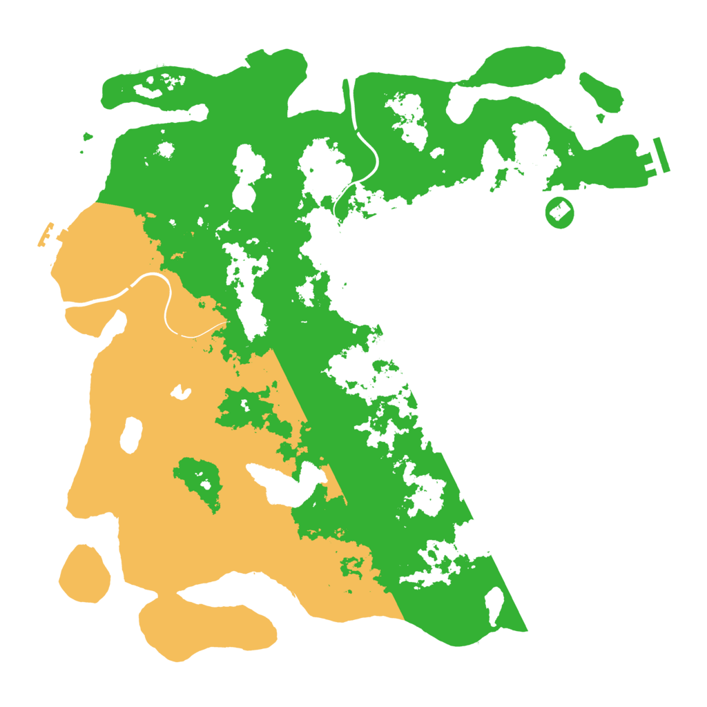Biome Rust Map: Procedural Map, Size: 4000, Seed: 1919745591