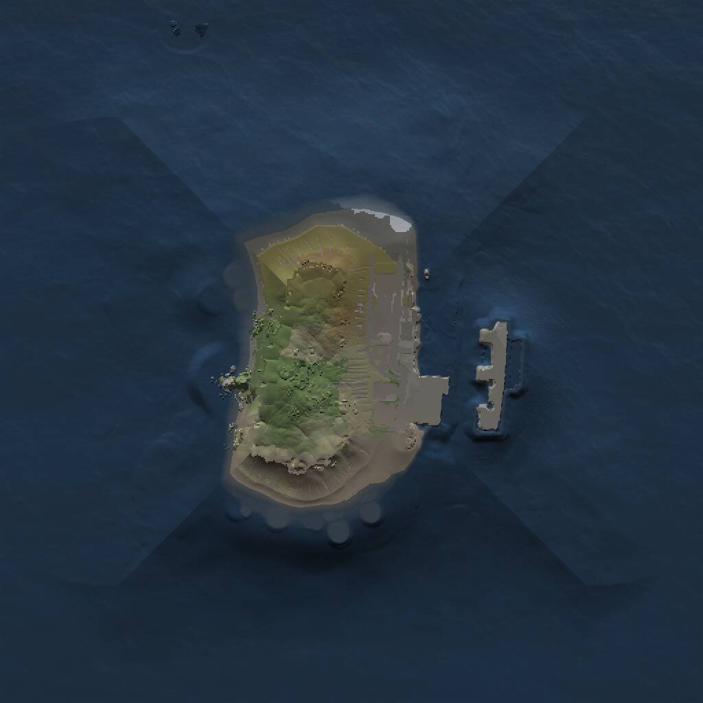 Rust Map: Procedural Map, Size: 1000, Seed: 39451399, 2 Monuments