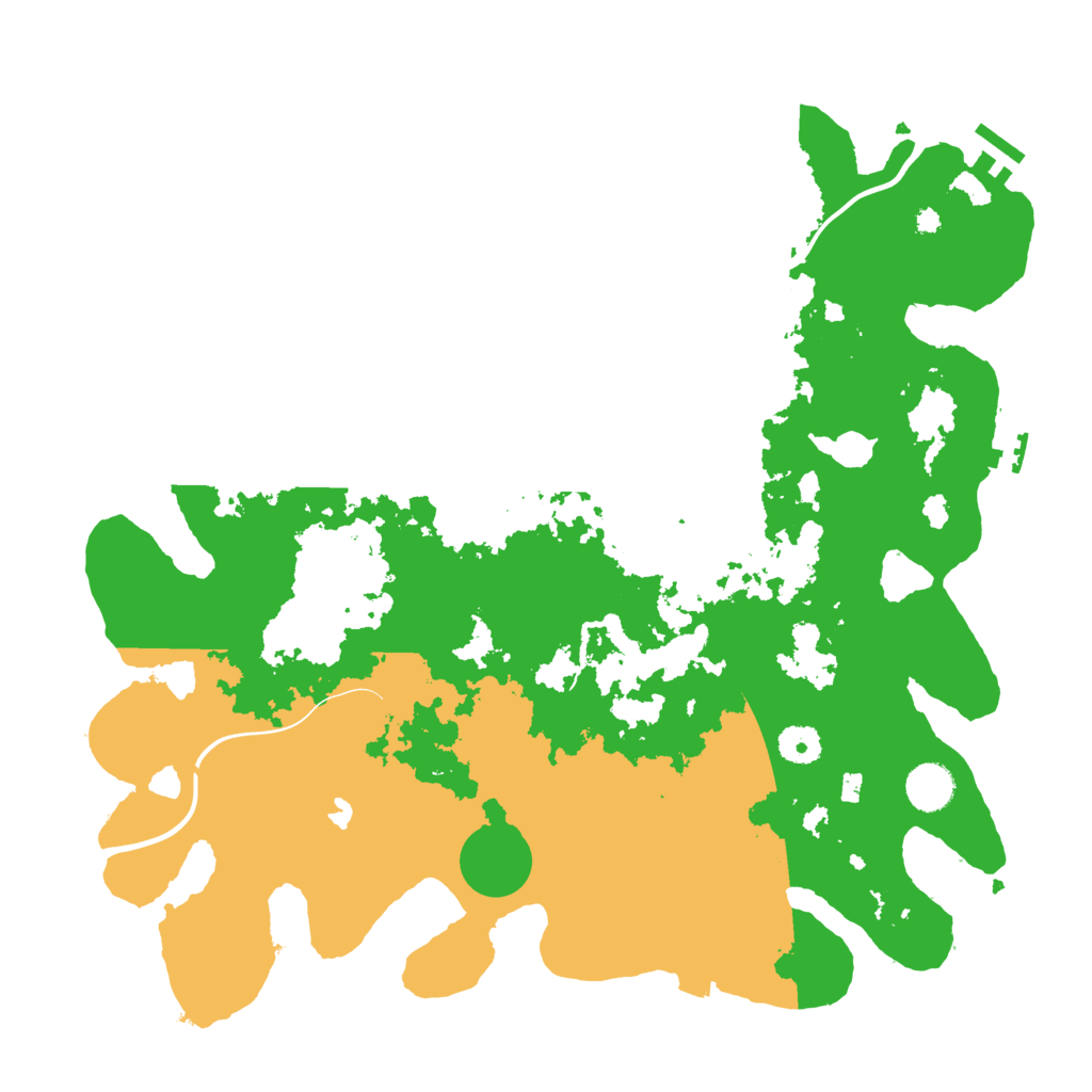 Biome Rust Map: Procedural Map, Size: 4000, Seed: 81385901