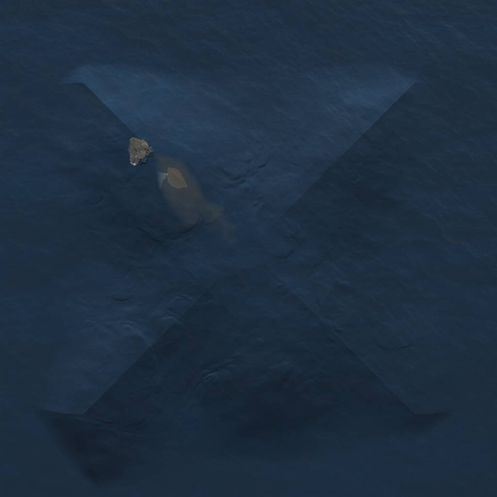 Rust Map: Procedural Map, Size: 1000, Seed: 71993, 1 Monuments