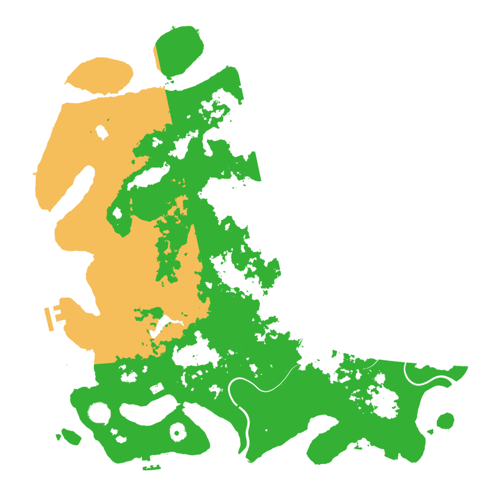 Biome Rust Map: Procedural Map, Size: 4250, Seed: 590261669