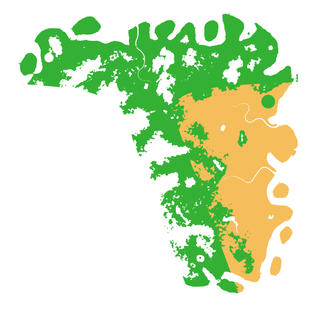 Biome Rust Map: Procedural Map, Size: 6000, Seed: 2091637933