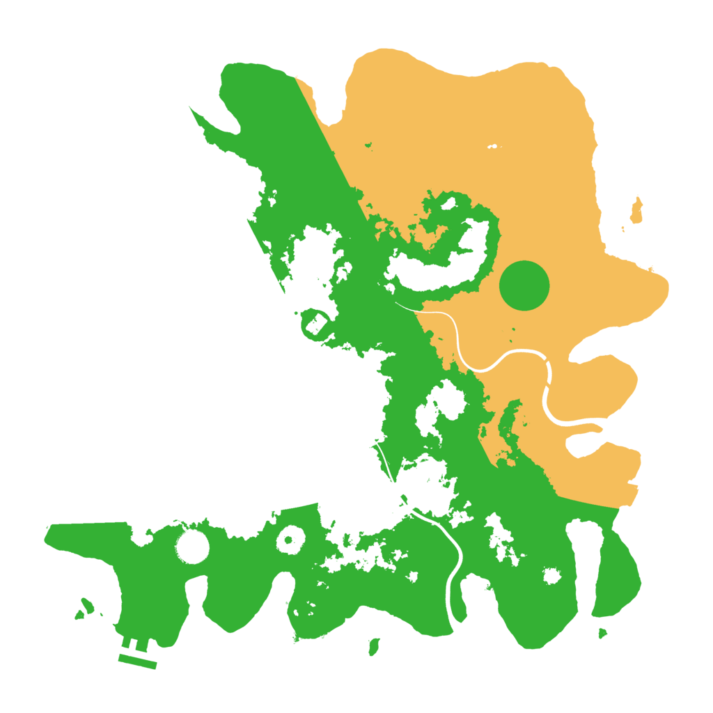 Biome Rust Map: Procedural Map, Size: 3750, Seed: 228686015