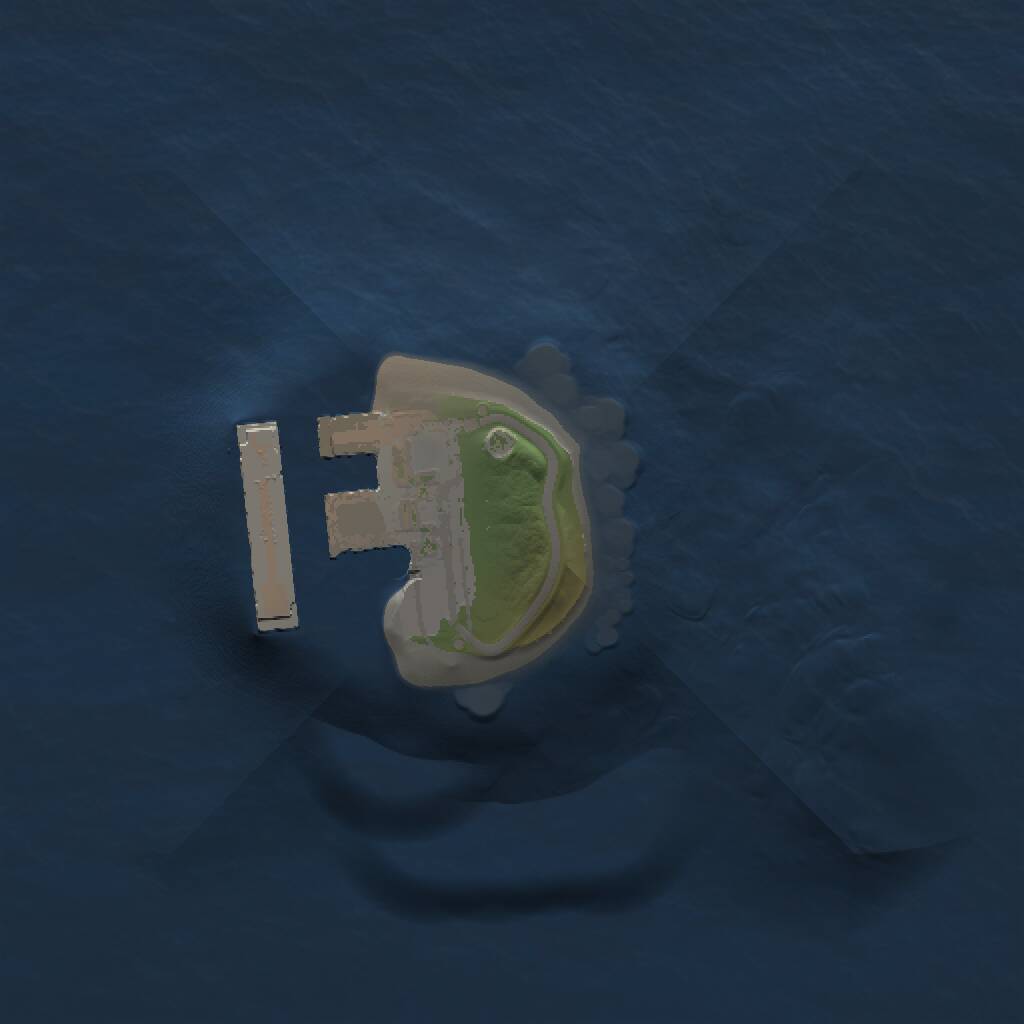 Rust Map: Procedural Map, Size: 1000, Seed: 1870929678, 2 Monuments