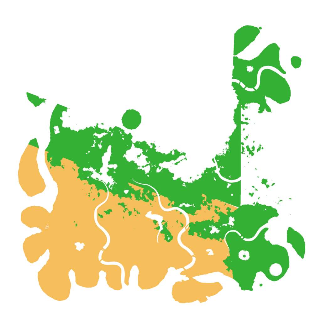 Biome Rust Map: Procedural Map, Size: 4500, Seed: 444678347