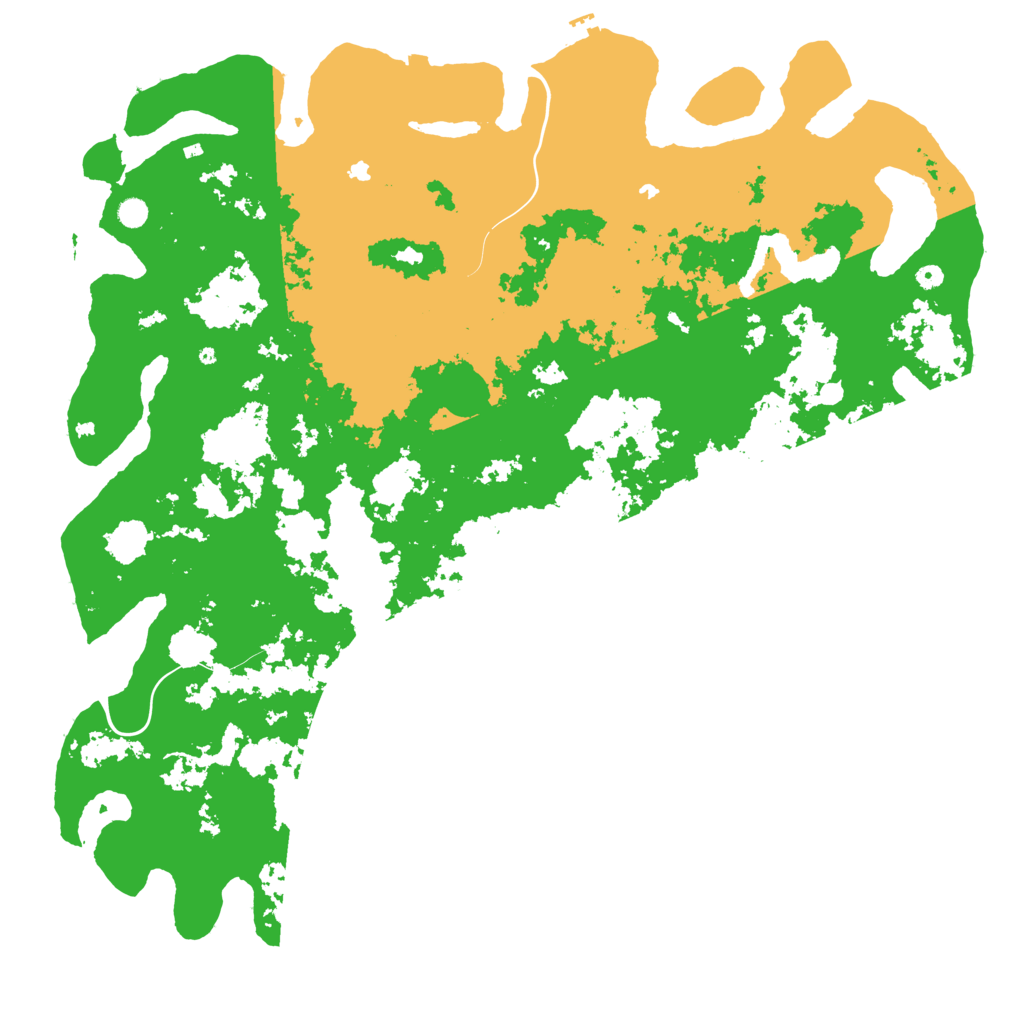 Biome Rust Map: Procedural Map, Size: 6000, Seed: 1546975