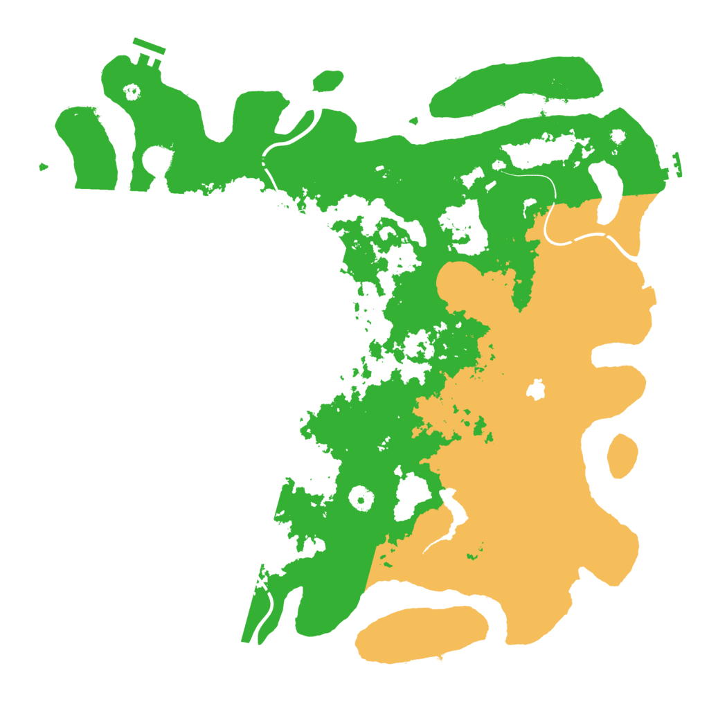 Biome Rust Map: Procedural Map, Size: 4300, Seed: 1289663956