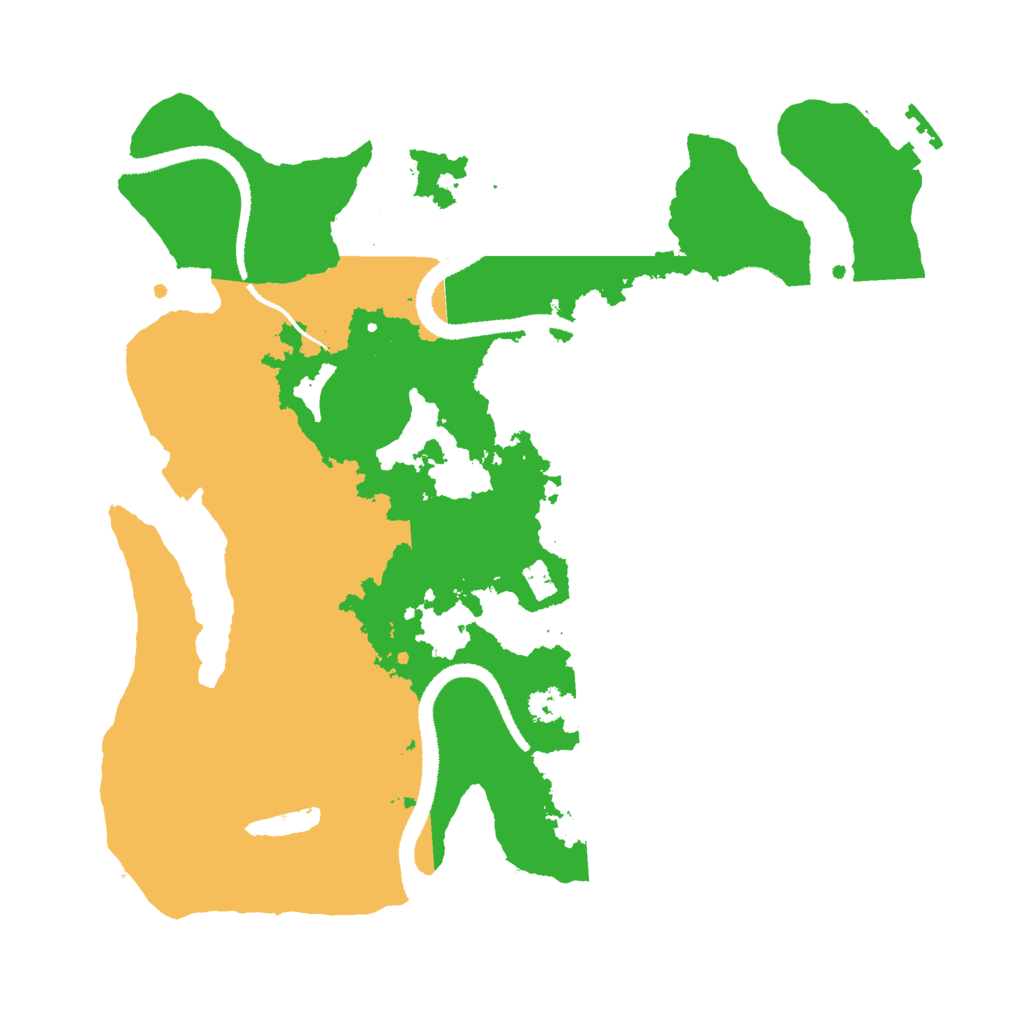 Biome Rust Map: Procedural Map, Size: 3000, Seed: 1895945700