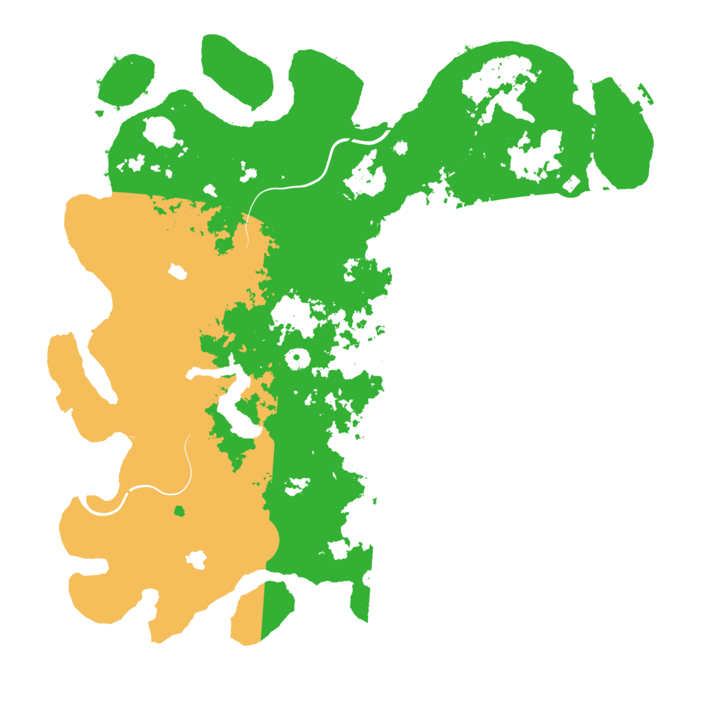 Biome Rust Map: Procedural Map, Size: 4500, Seed: 1233416614