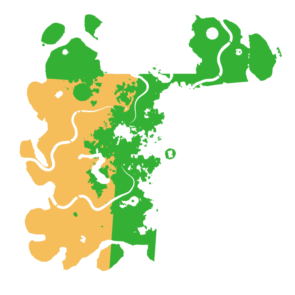 Biome Rust Map: Procedural Map, Size: 4500, Seed: 1233416614